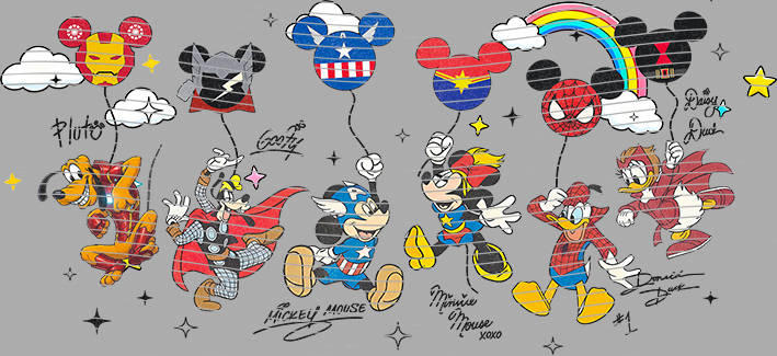 16oz Disney style-D-3045